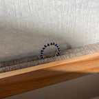 Deep Blue - Beaded Ring